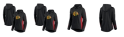 Fanatics Women's Branded Black and Red Chicago Blackhawks Authentic Pro Locker Room Pullover Hoodie
